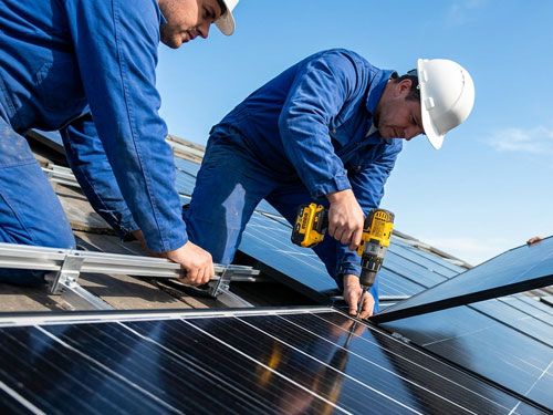 Modernes Photovoltaik-System